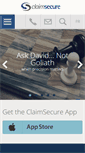 Mobile Screenshot of claimsecure.com